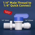 Water Filter Fitting with Manual Ball Valve for Backwash Operation