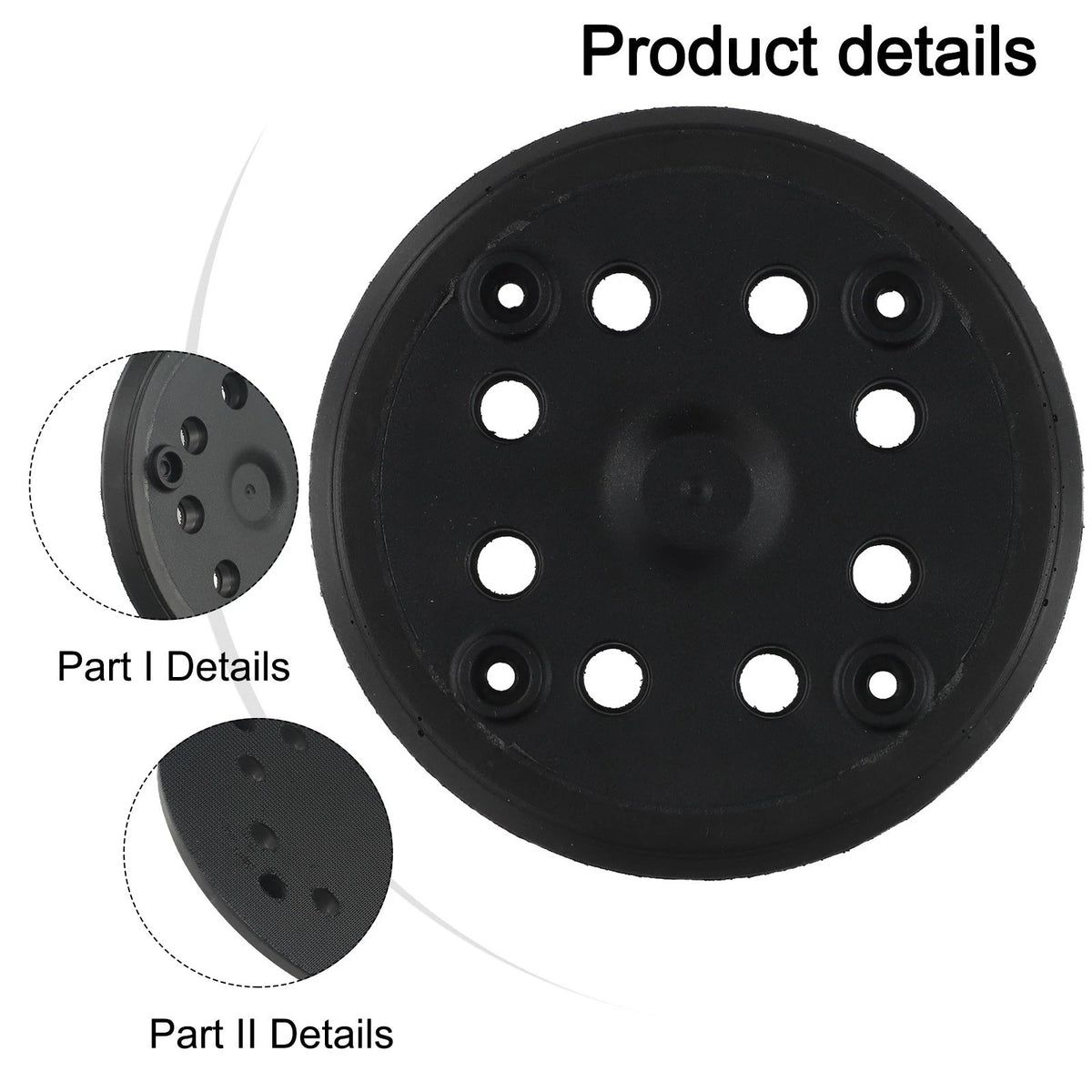 125mm Sanding Pad for Bosch PEX 270 A, PEX 270 AE