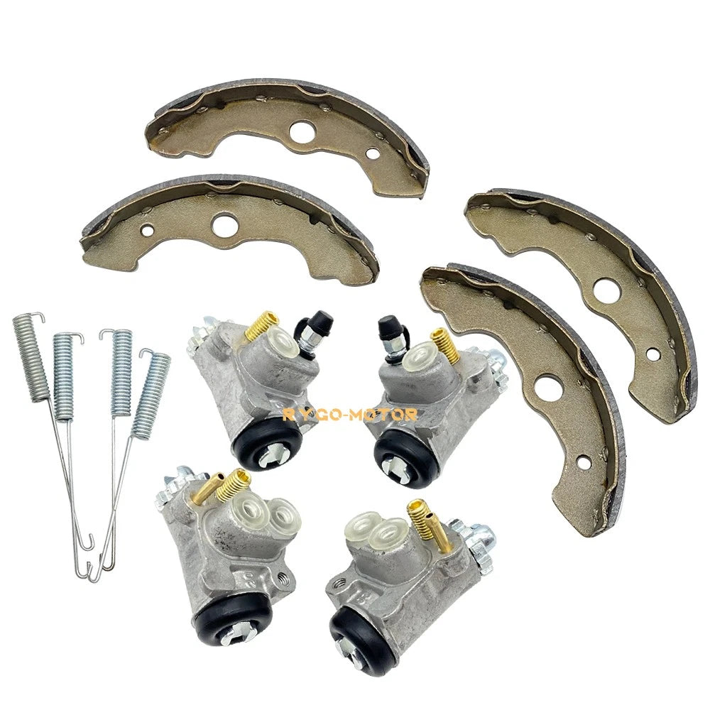 Set of 4 Front Brake Wheel Cylinders W/Shoes for Honda Foreman TRX450 (1998–2004)