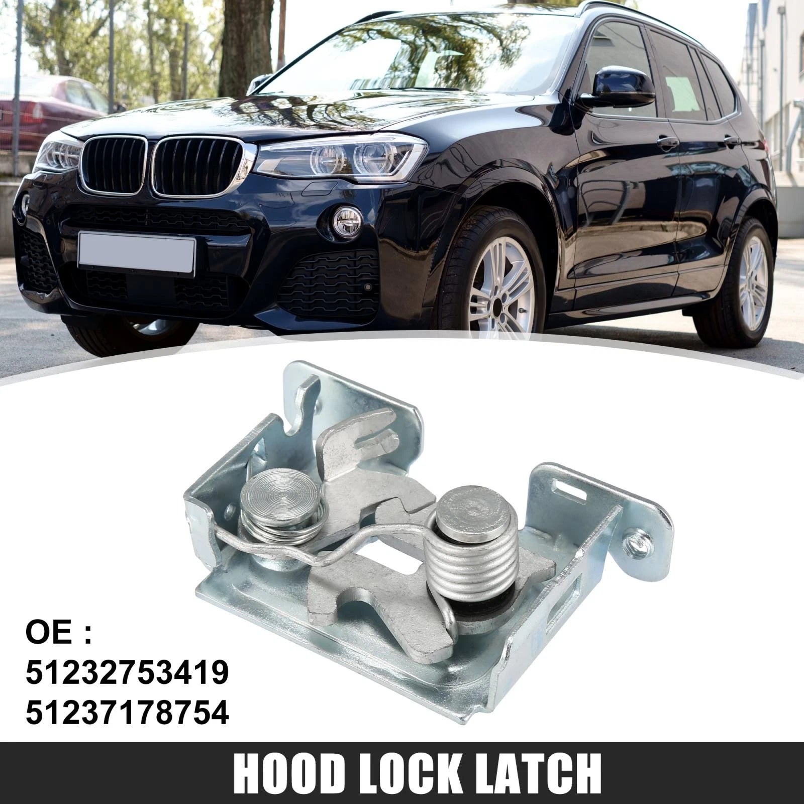 Hood Catch Lock Latch for BMW X5 and Mini Cooper (2008–2024)