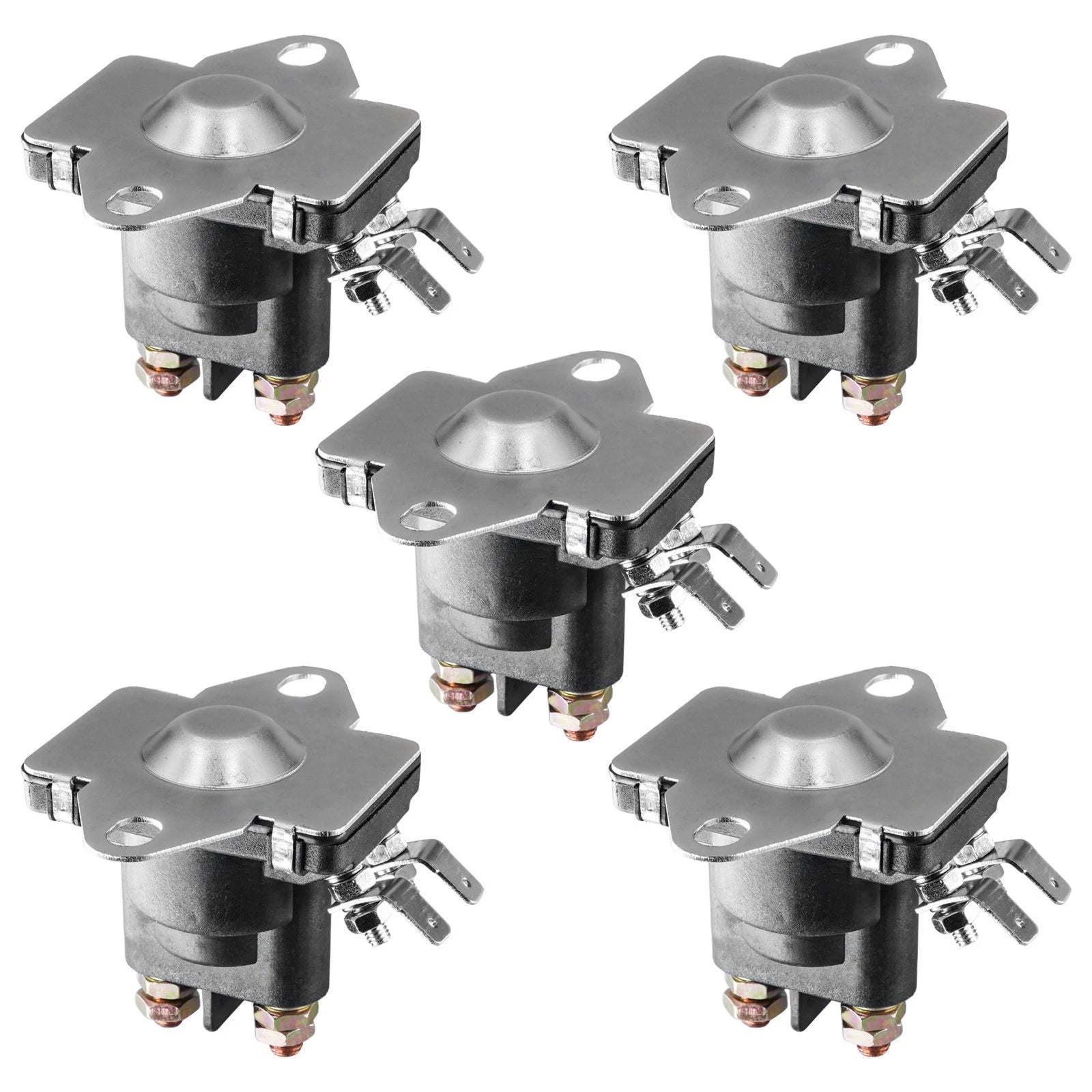 Set of 5 Starter Solenoid Relays for Mercury Marine 25HP 40HP (1989)