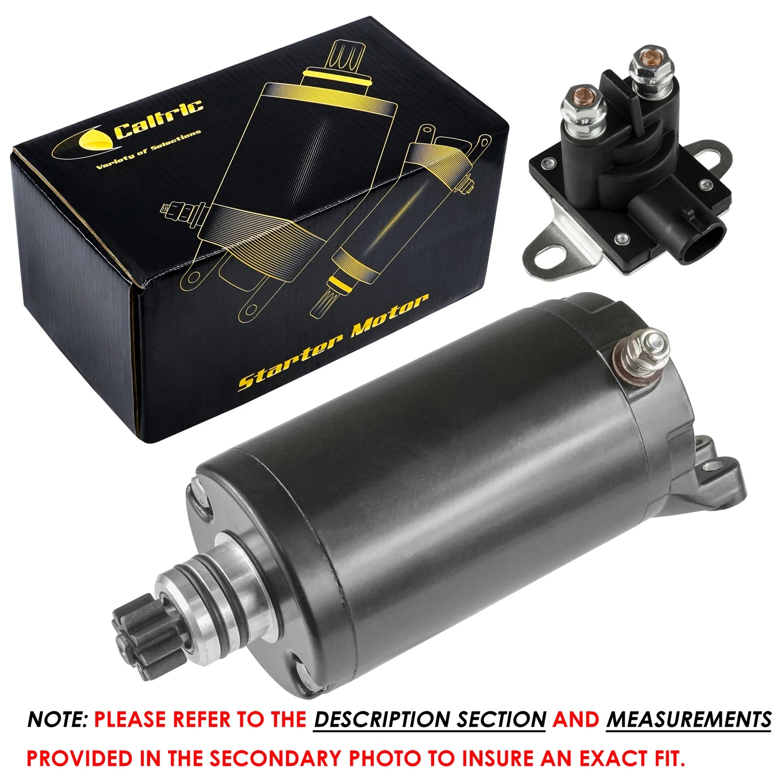 Starter & Relay Solenoid for Seadoo RXP 1500 X 255 (2004–2011)
