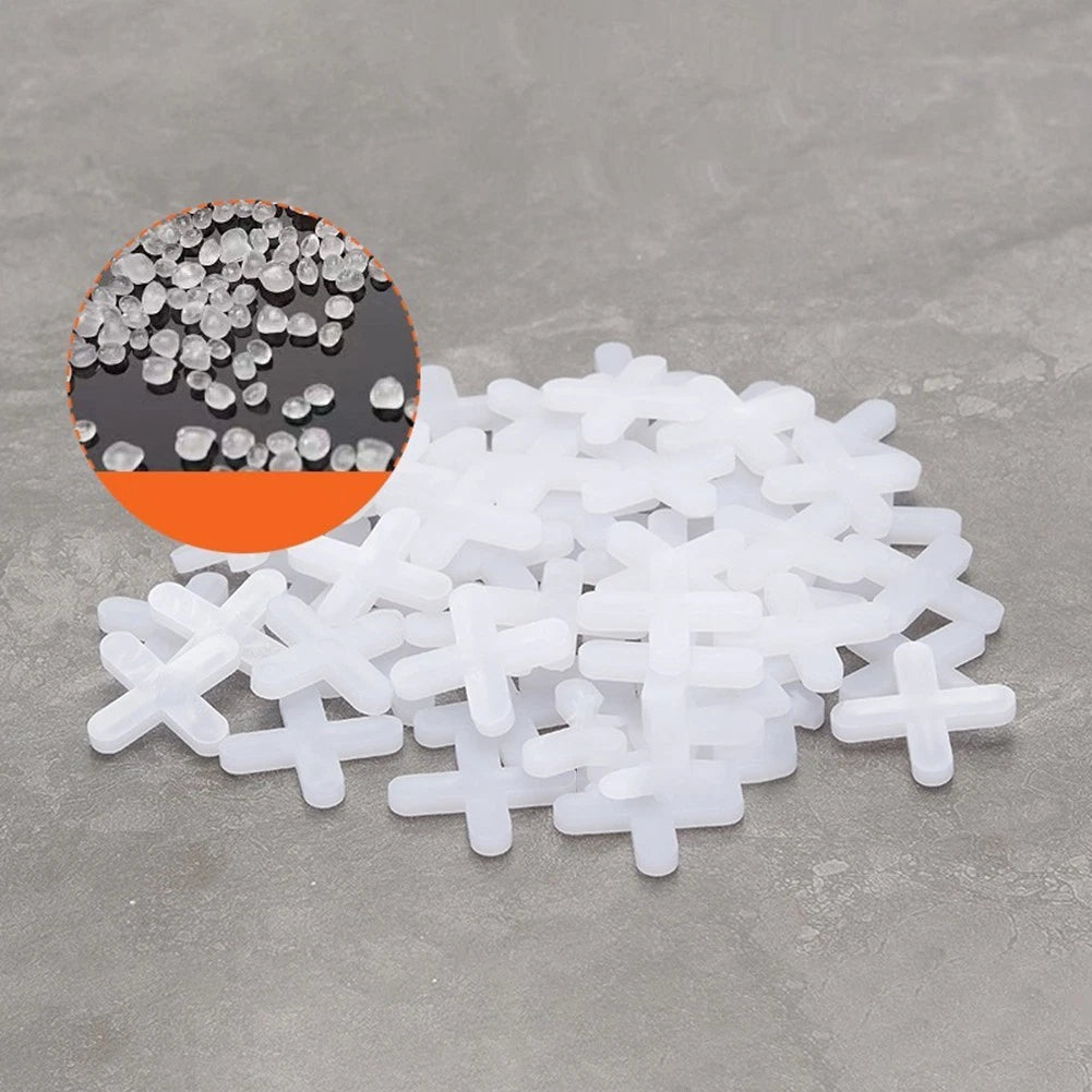 100pcs 10mm Plastic Cross Spacer Clips for Tile Installation