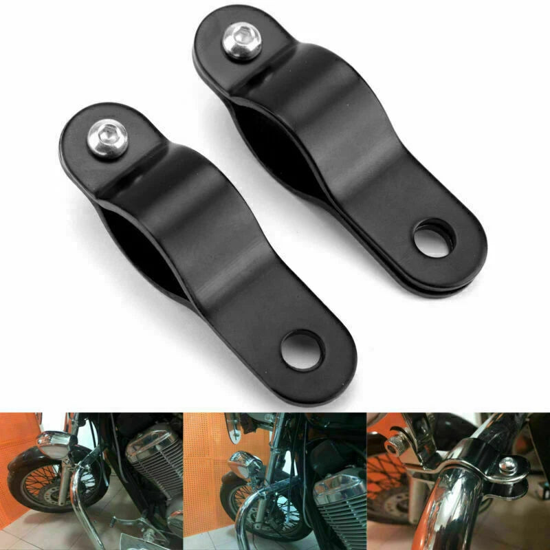 Adjustable Motor Bull Bar Light Foglight Mount Bracket Clamp for