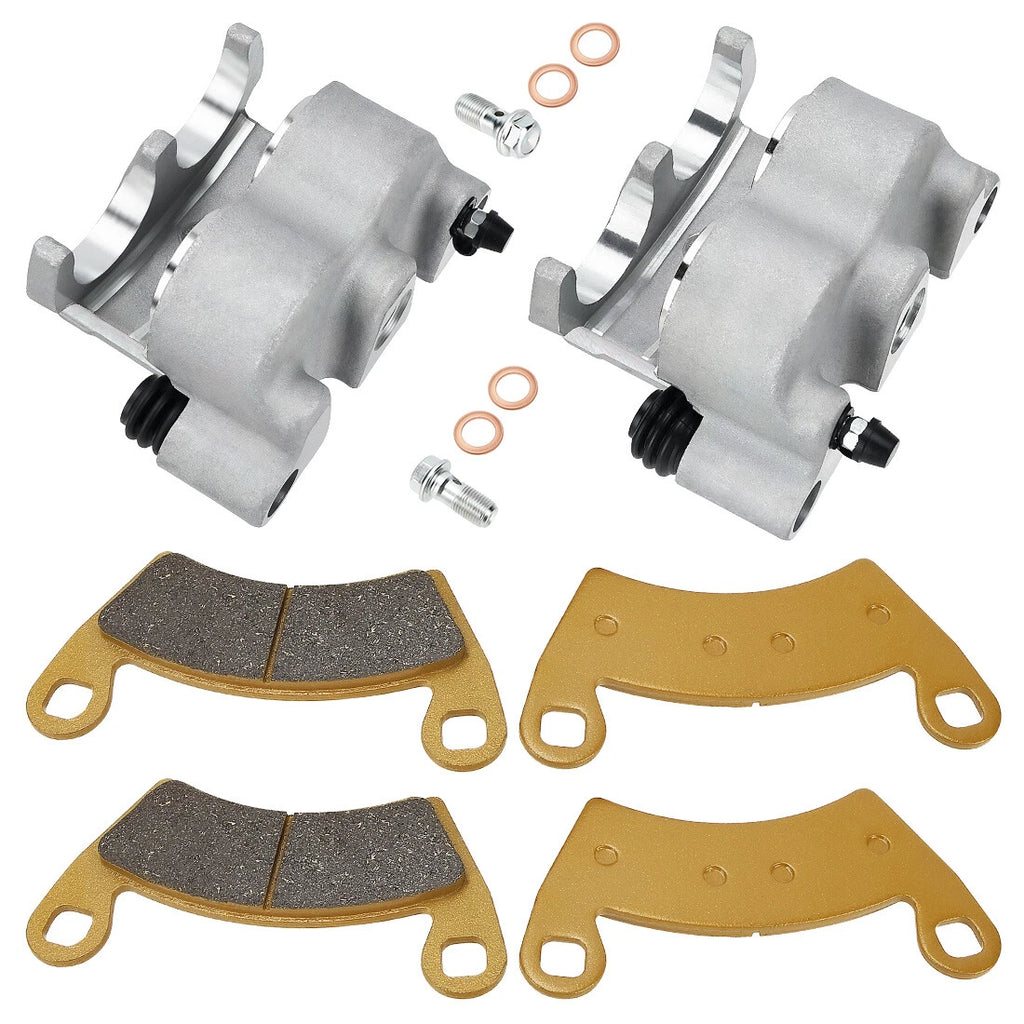 Front Brake Calipers w/Pads for Polaris Ranger XP 900 XP 1000 (2013–2019)