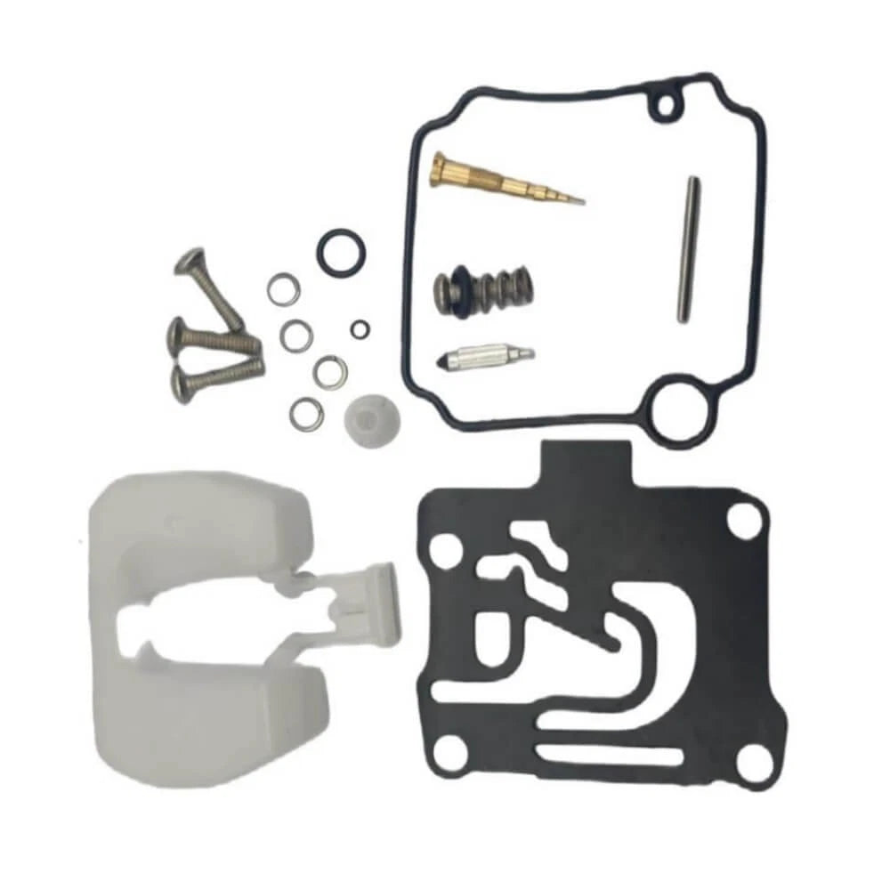 Set of 4 Carburetor Kits for Yamaha 50 HP (4-Stroke) (62Y-W0093-11-00, 62Y-W0093-10-00)