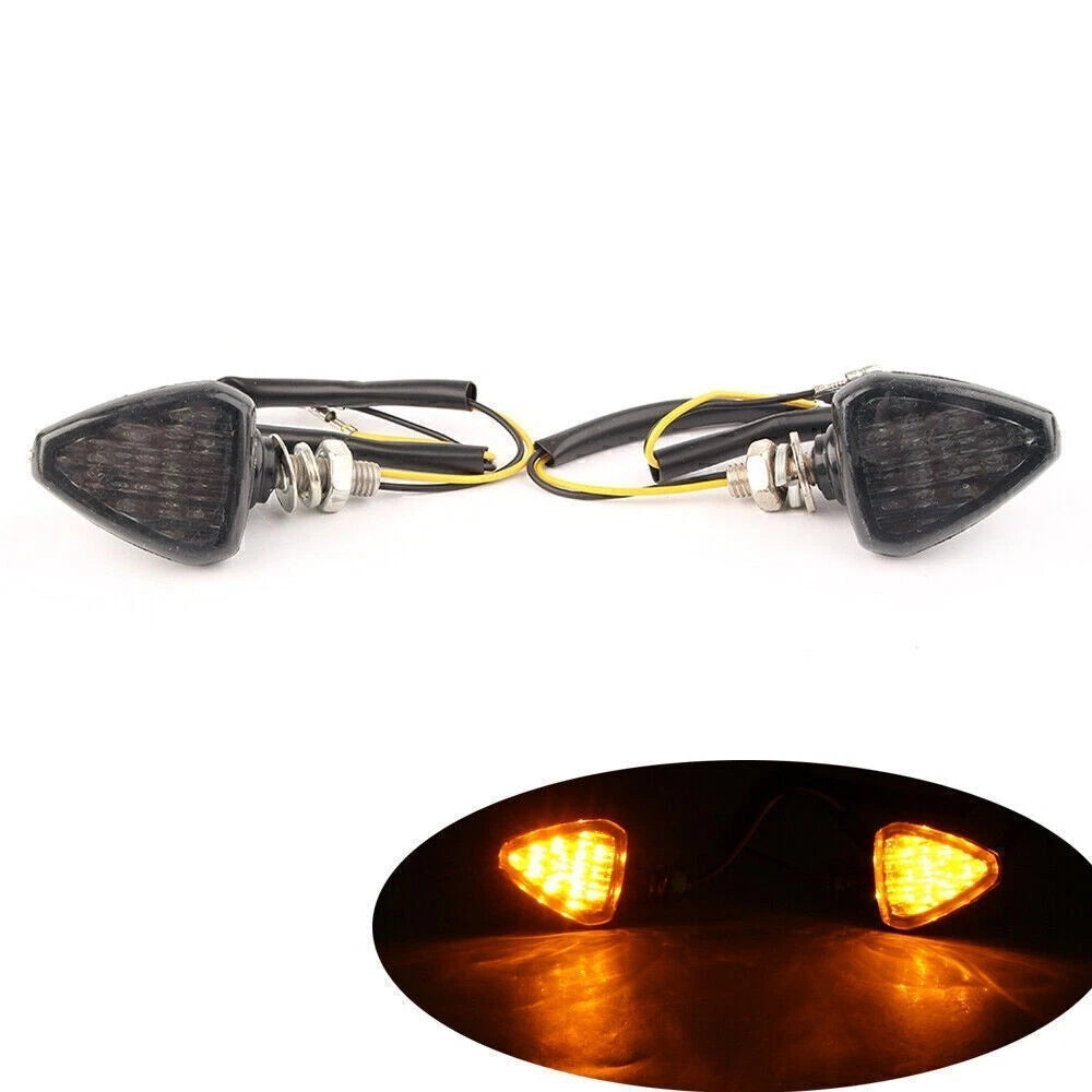 Smoke LED Amber Turn Signal Lights for Suzuki Motorcycle