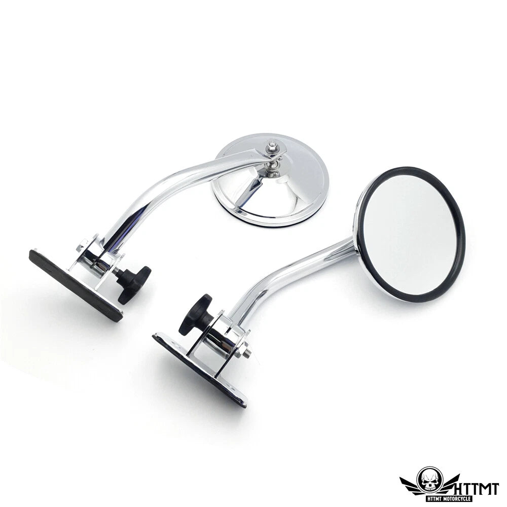 Mirror Relocation Pair for Jeep Wrangler TJ JK (1997–2017) Chrome Quick Release