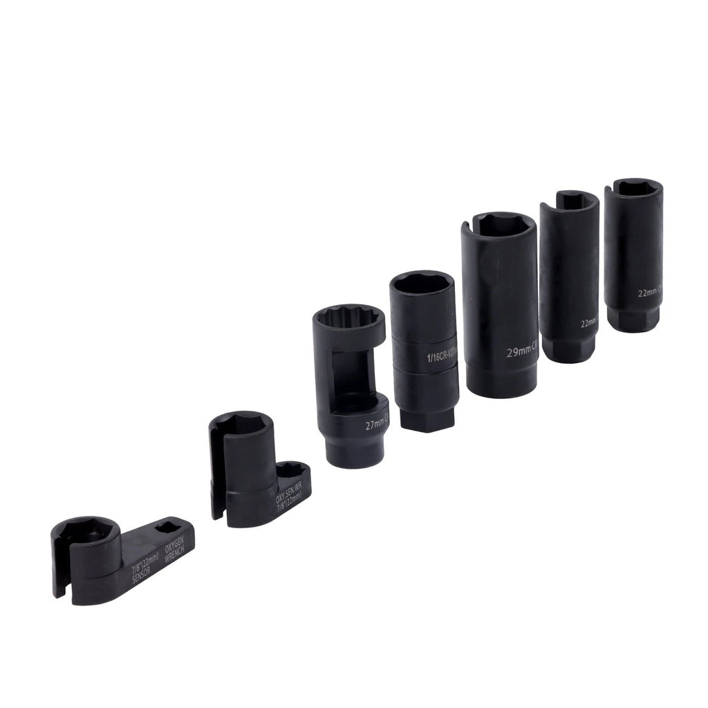 7Pcs O2 Oxygen Sensor & Oil Pressure Sending Unit Socket Set for