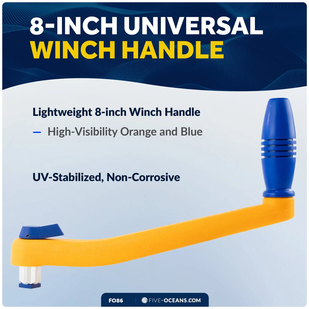 8" Locking Universal Floating Winch Handle for Boats (Universal)