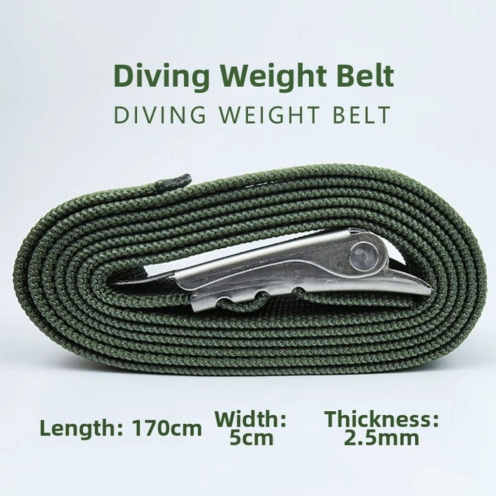 Adjustable Scuba Weight Belt for Secure Fit Underwater