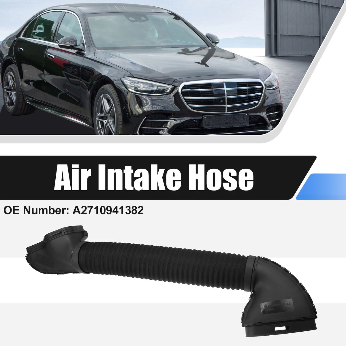 Air Intake Hose Tube for Mercedes-Benz SLK200 Kompressor (2004–2011) Black