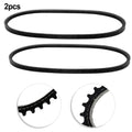 Set of 2 Black Lawn Mower Belts for Toro