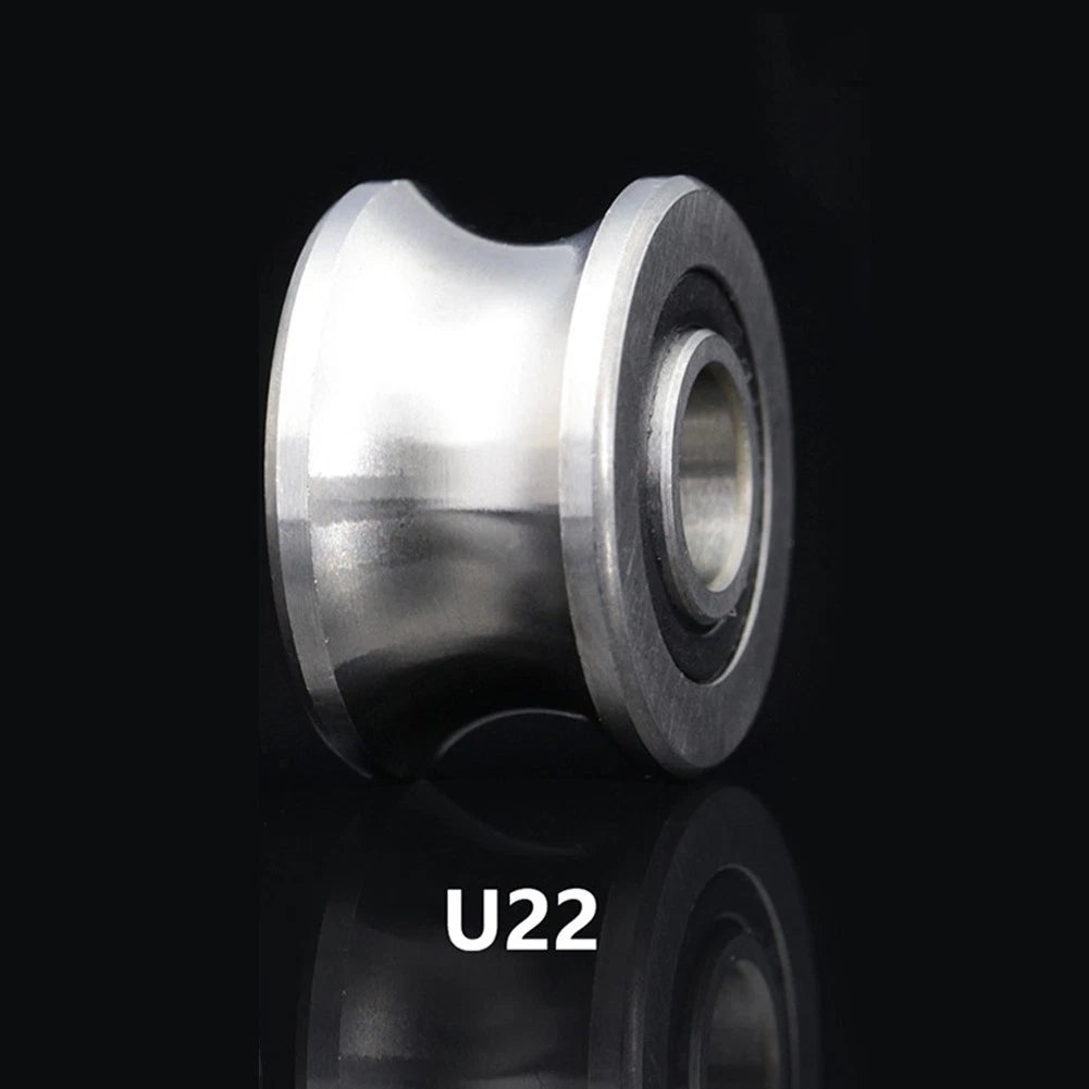 2X U22 Round Bottom Track Pulley Bearings for High Performance Applications