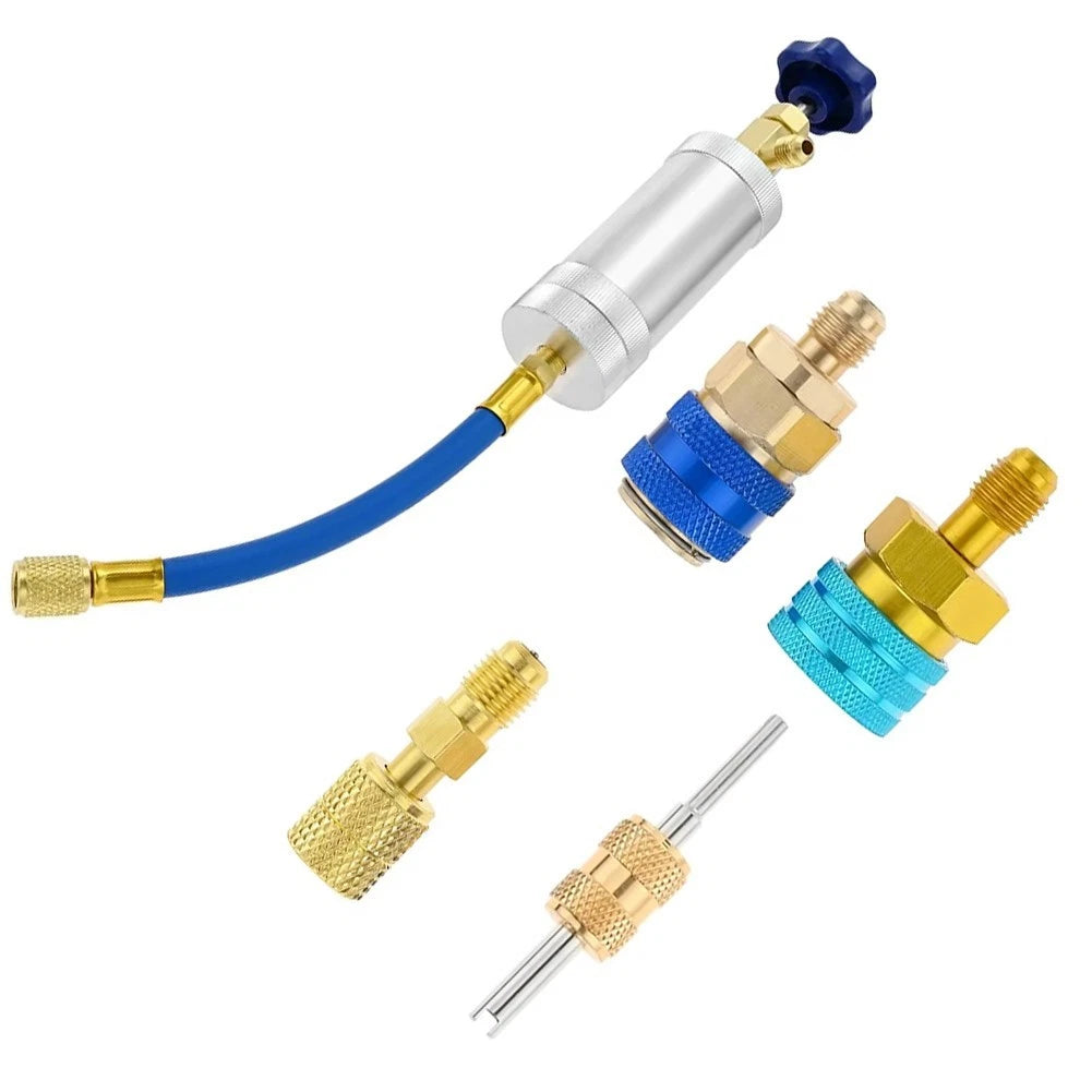 HVAC Oil Injector Kit for R1234YF R134A R410 Systems (2015–2023)