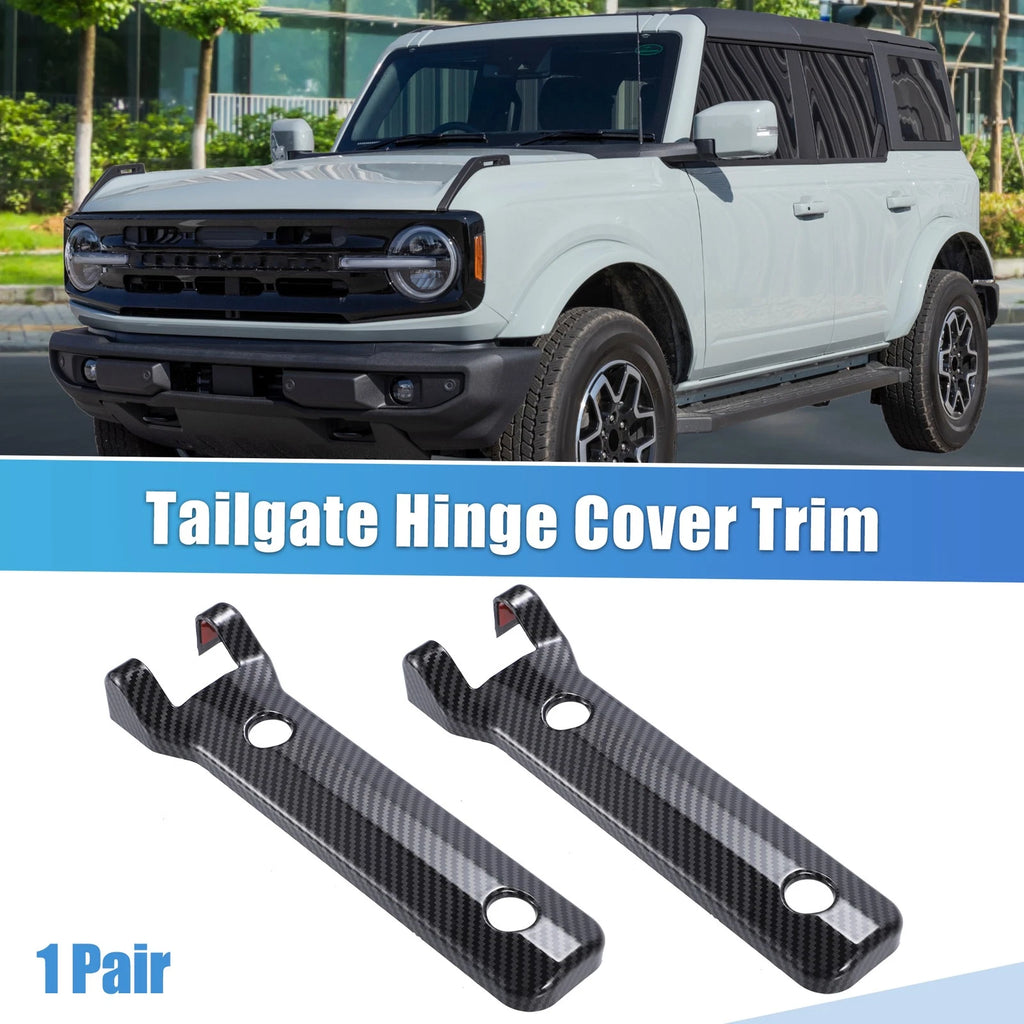 1 Pair Tailgate Hinge Cover Trim for Ford Bronco (2021–2024)
