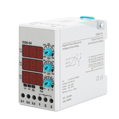 Power Grid Protection Relay for 3-Phase Systems (380V)