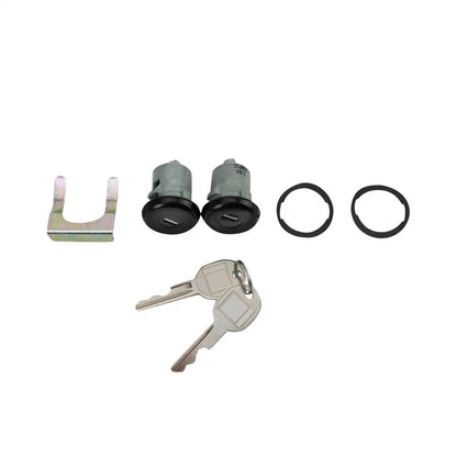 Set of 2 Front Door Lock Cylinders for Buick Cadillac Chevy GMC (89056783, D571A)