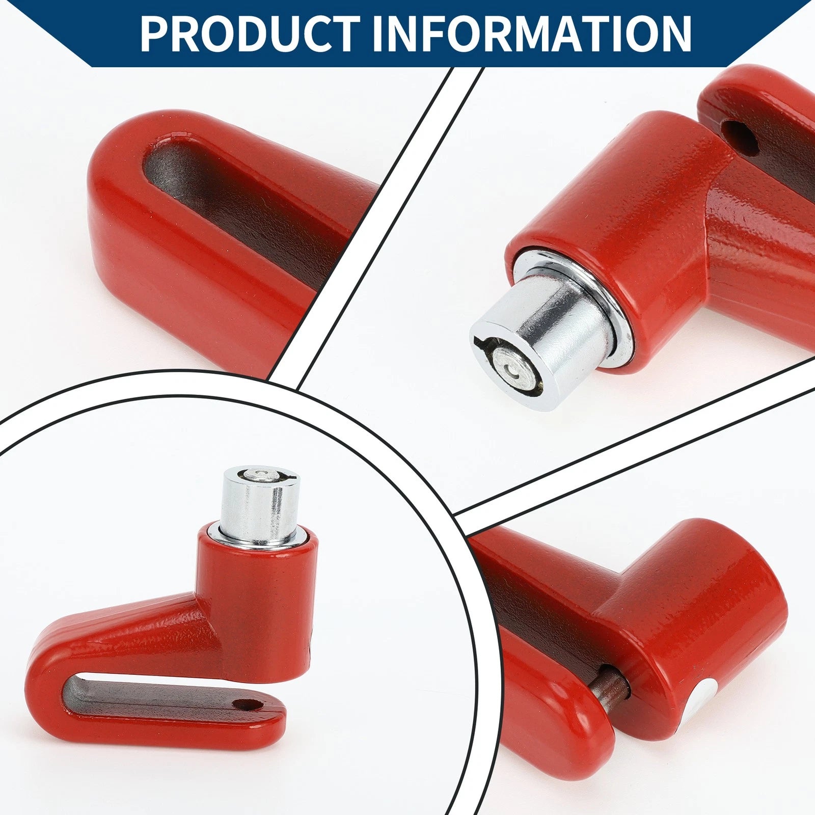 Bicycle Lock Portable Anti Theft for Motorcycle Bike Wheel Disk Lock