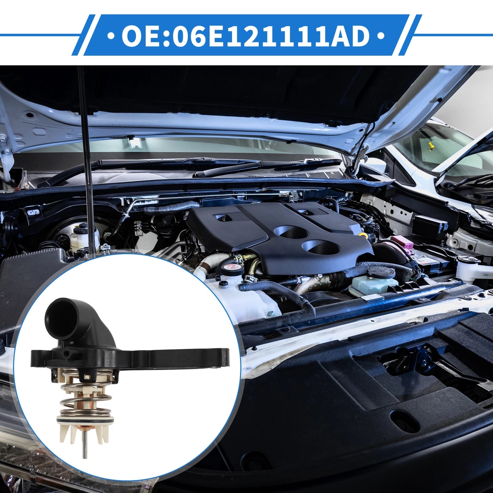 Engine Coolant Thermostat Housing Assembly for Audi A6 Quattro (2009–2014)