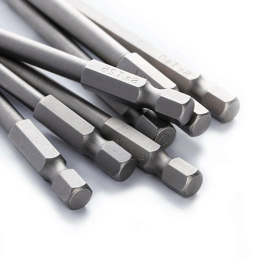 11X T6-T40 75mm Hex Security Torx Screwdriver Bit Set Tamper Proof