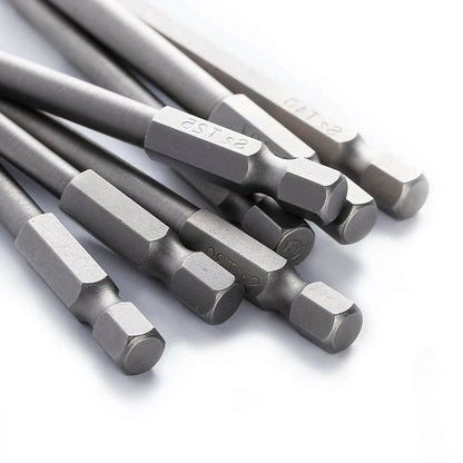 11X T6-T40 75mm Hex Security Torx Screwdriver Bit Set Tamper Proof