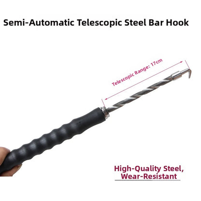 Wire Binding Hook for Construction Semi-automatic Design Soft Rubber Grip