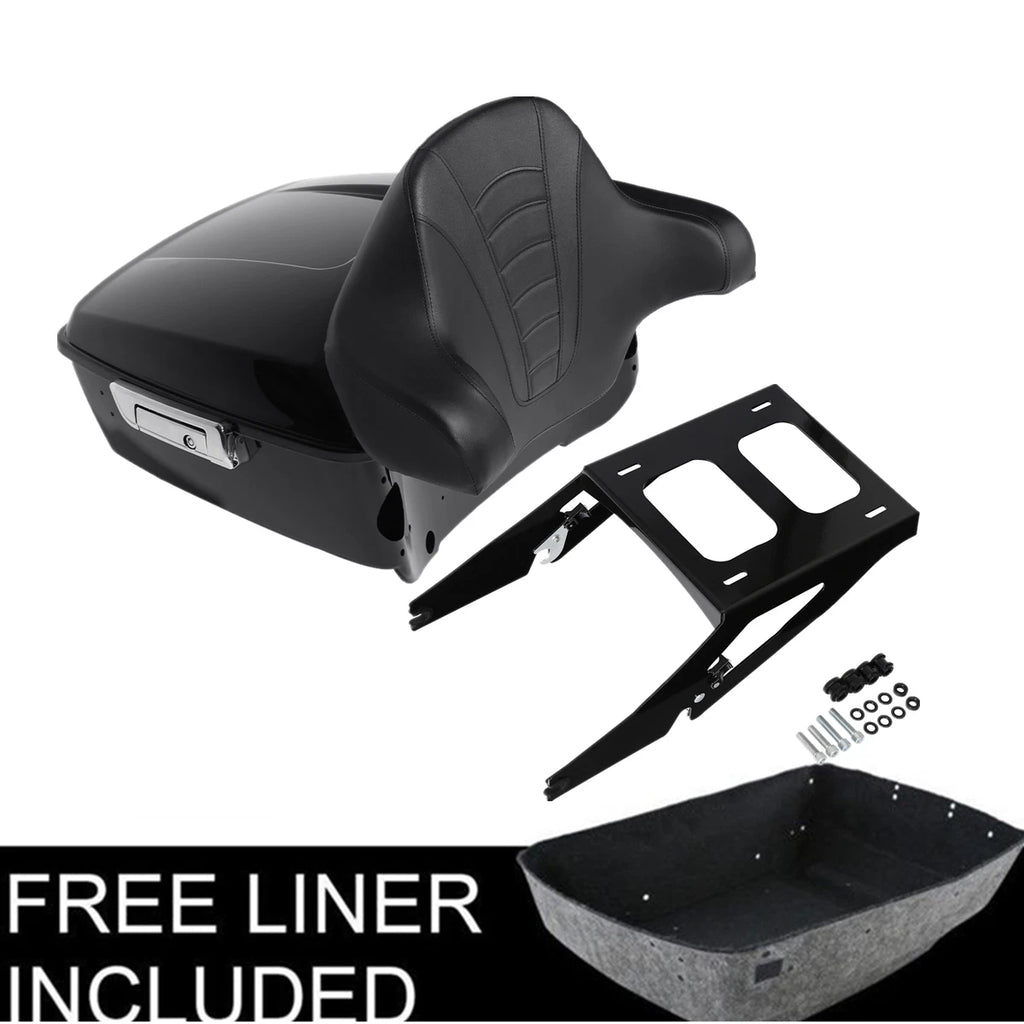 Trunk Backrest Pad Mount Rack for Harley Sport Glide FLSB (2018–Present)