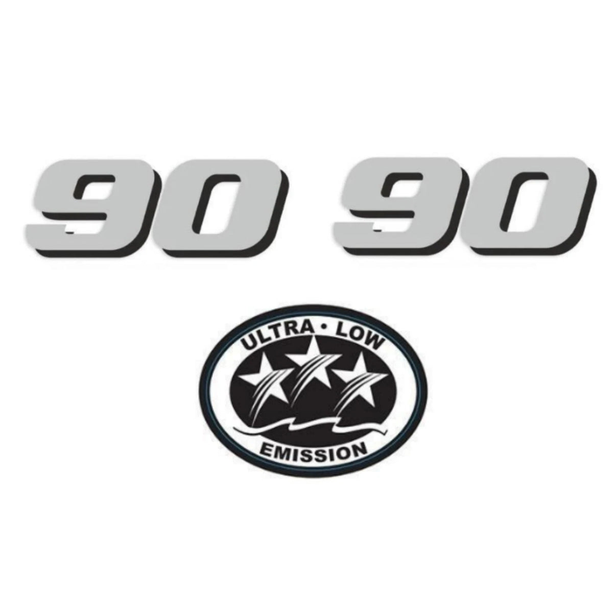 Horsepower Label Decal Sticker for Yamaha Outboard (90 HP)