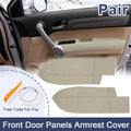 Front Door Panel Armrest Cover Replacement Beige for Honda CRV (2007–2012)