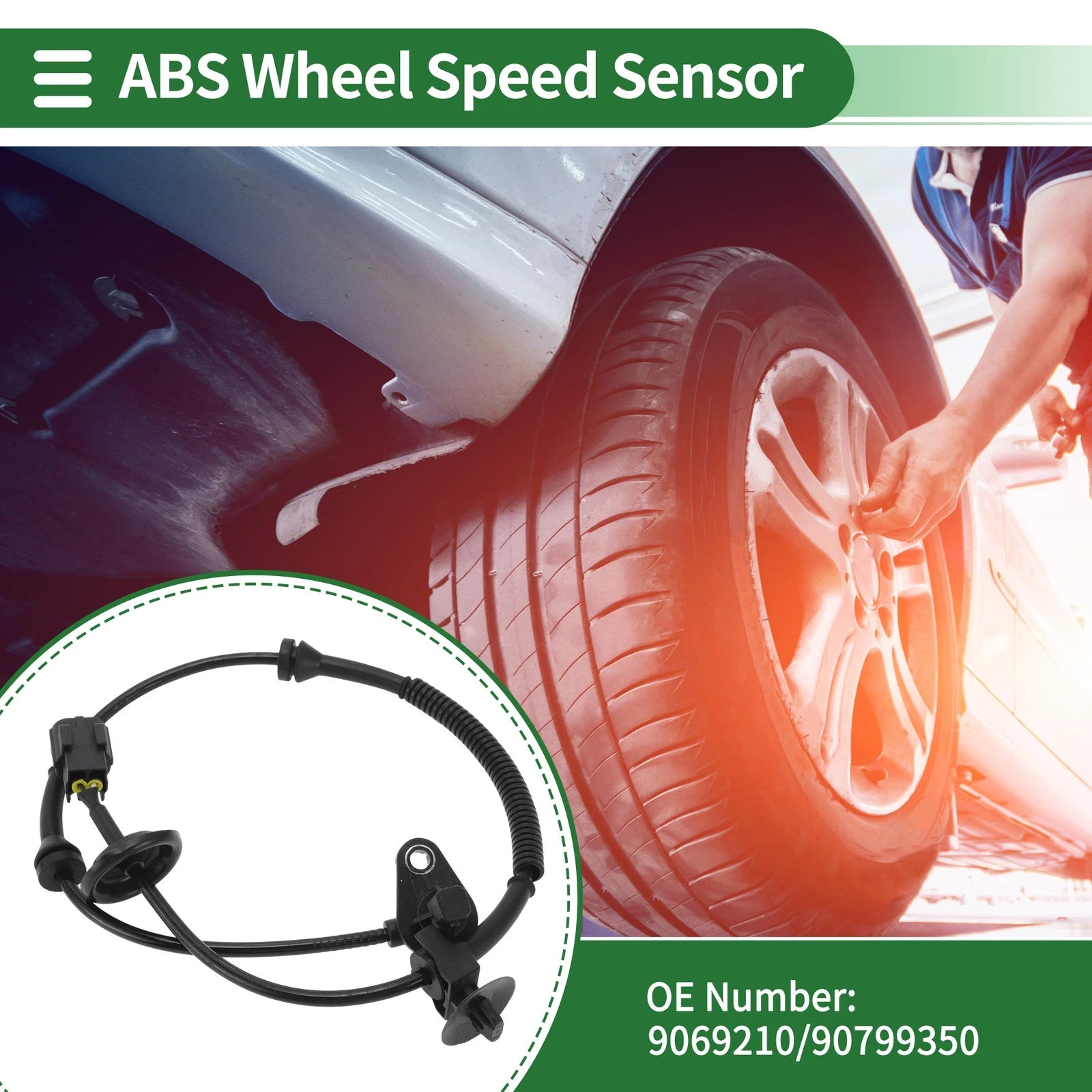 ABS Wheel Speed Sensor No. 9069210 for Chevrolet Sail (2010–2012) Front Left