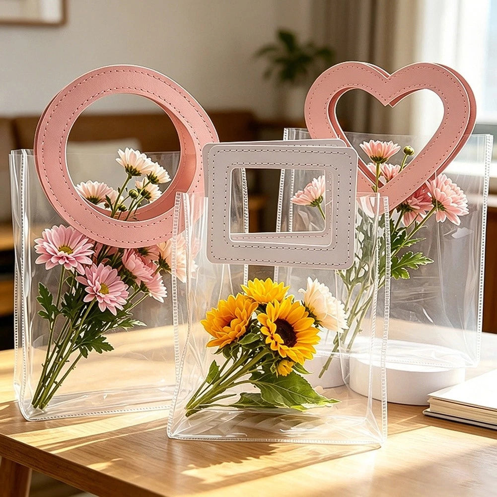 Clear PVC Cosmetic Storage Bag for Makeup Brushes and Tools