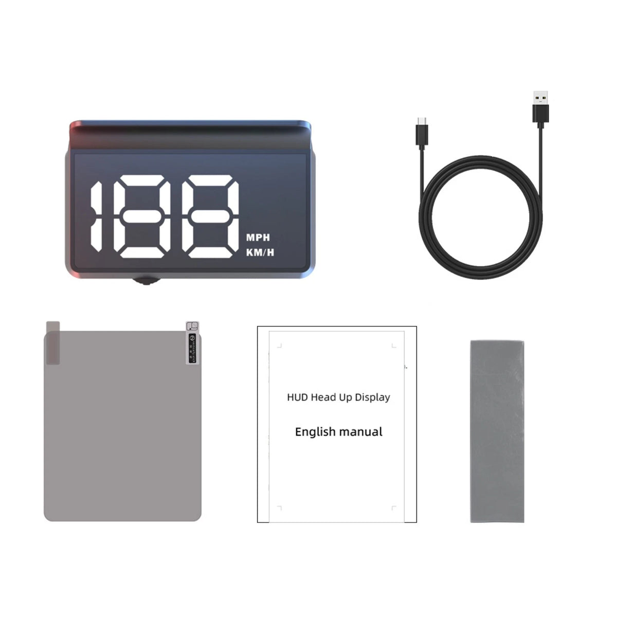 W2 HUD for Cars with Automatic Brightness Control (2010–2023)