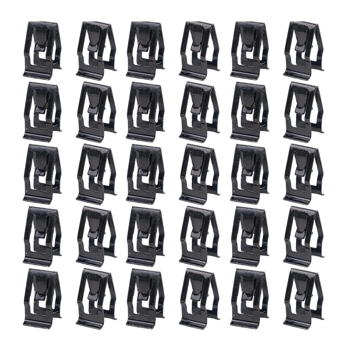 30Pcs Metal Retainer Clips for Car Dashboard Trim