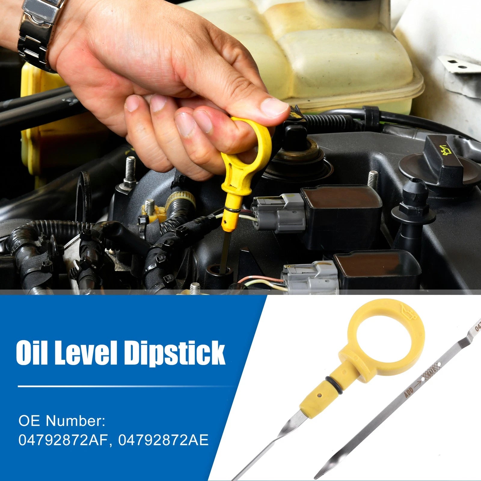 Engine Oil Level Dipstick Replacement for Dodge 300C (2016–2019)