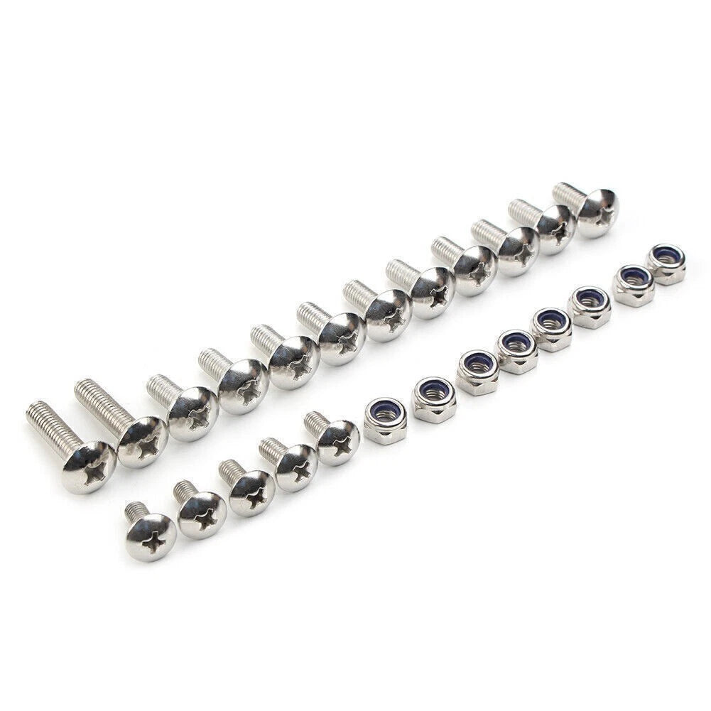 25PCS Fender Bolt Screw Nut Mount Kit for Yamaha Banshee (1987–2006)