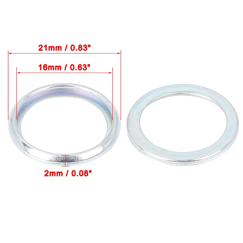 Oil Drain Plug Gasket Set 15pc Replacement for Subaru (2000–2019)