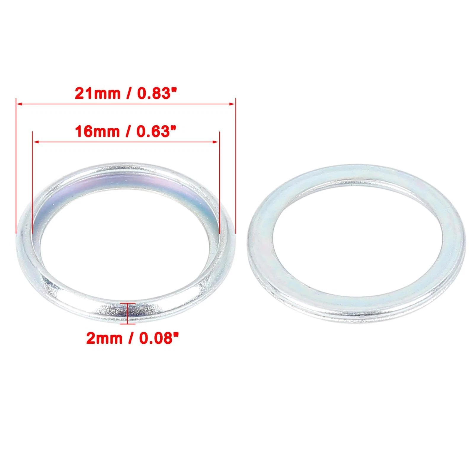 Oil Drain Plug Gasket Set 15pc Replacement for Subaru (2000–2019)