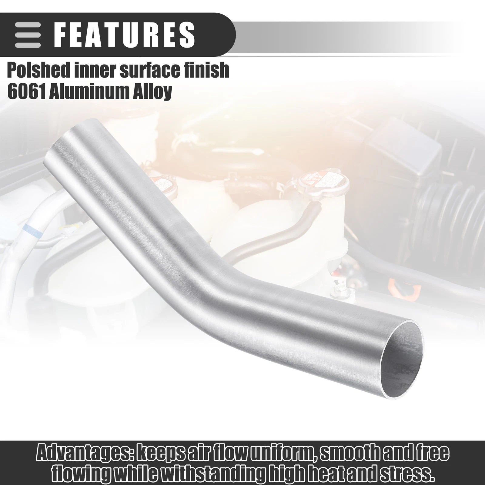 2" 51mm OD 45 Degree Bend Elbow Intercooler Pipe for Universal Applications