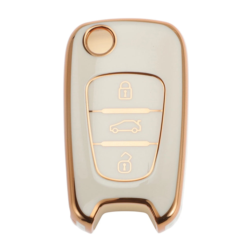 Car Key Case Replacement for Hyundai i10 i20 i30 i40 i55 3-Button (2008–2019)