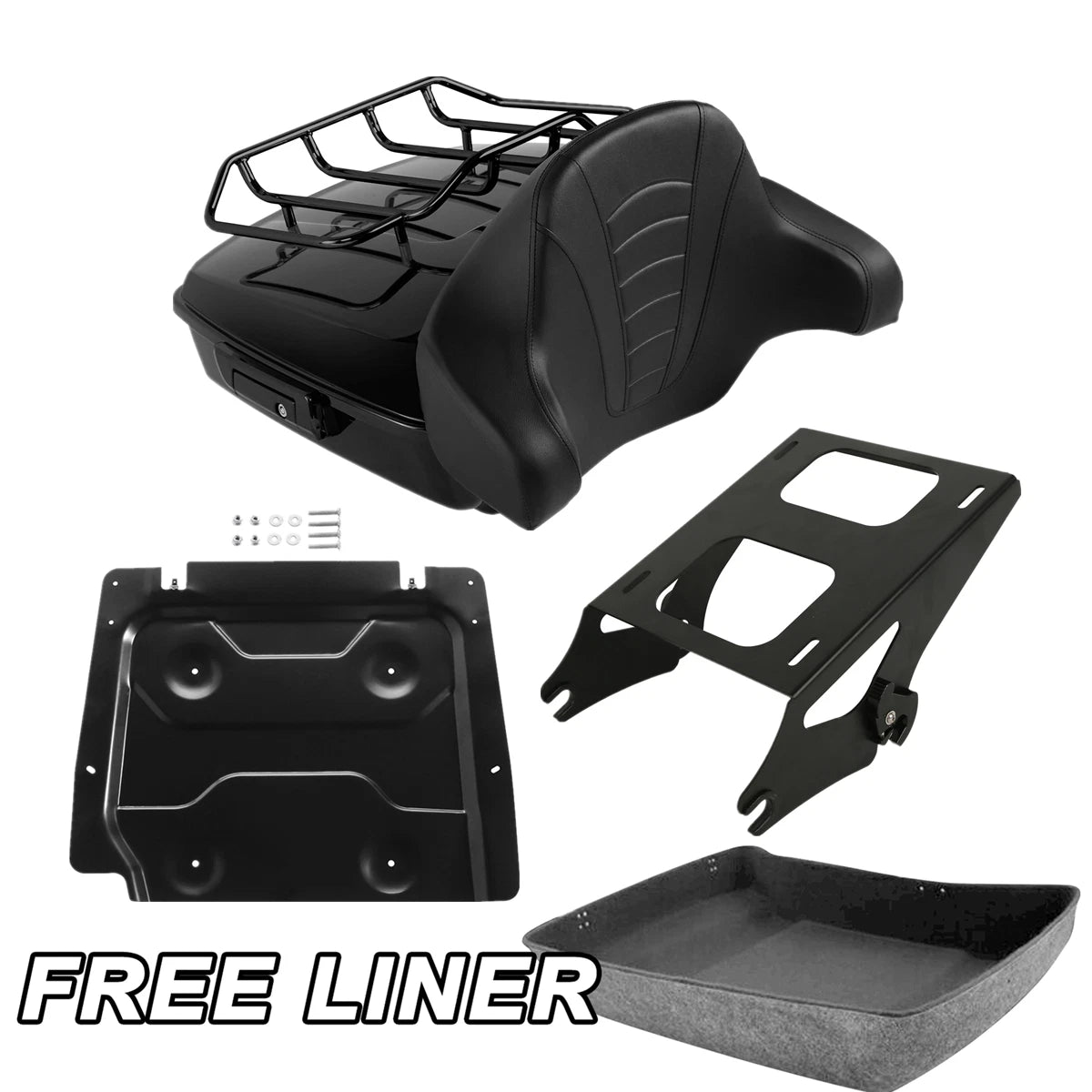 Chopped Trunk Pad for Harley Road Glide (2014–2026)