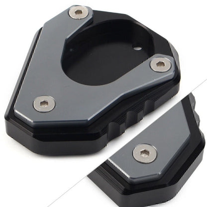 CNC Gray Foot Stand Side Extension Plate for KAWASAKI Ninja 400 Versys650 KLX250