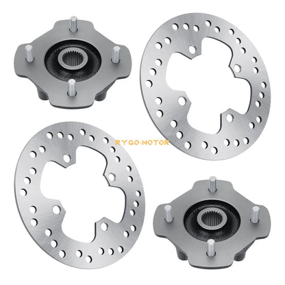 Front Left Right Wheel Hub w/Brake Rotor for Honda Rancher 420 TRX420 (2014–2024)