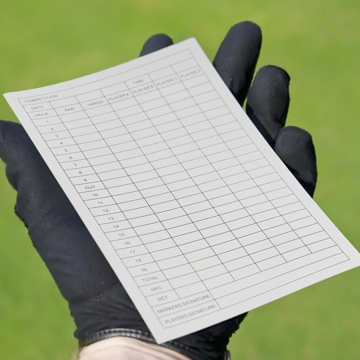 40pcs Scorecard Inner Pages for Golf Accessories