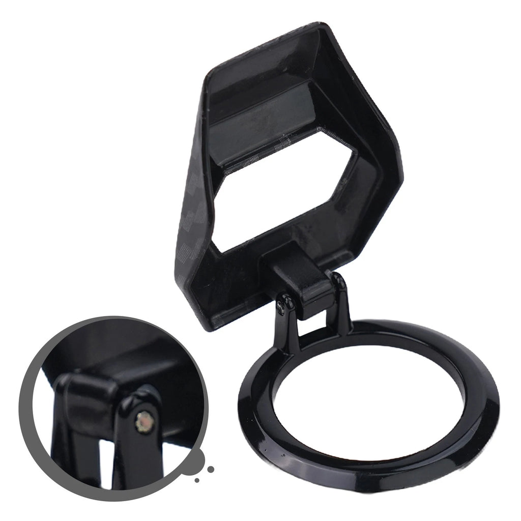 Carbon Fiber Finish Engine Push Button Protection Cover for