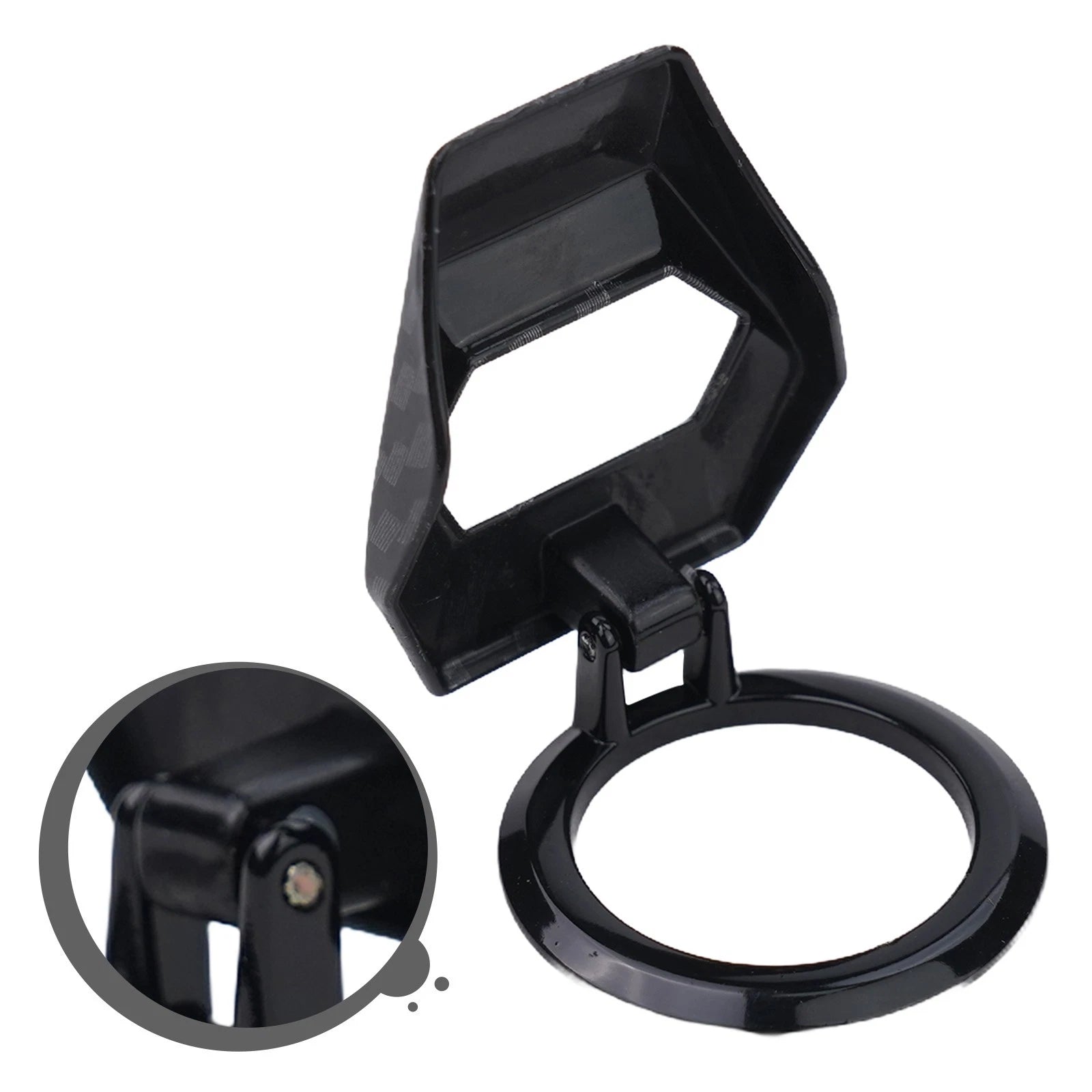 Carbon Fiber Finish Engine Push Button Protection Cover for