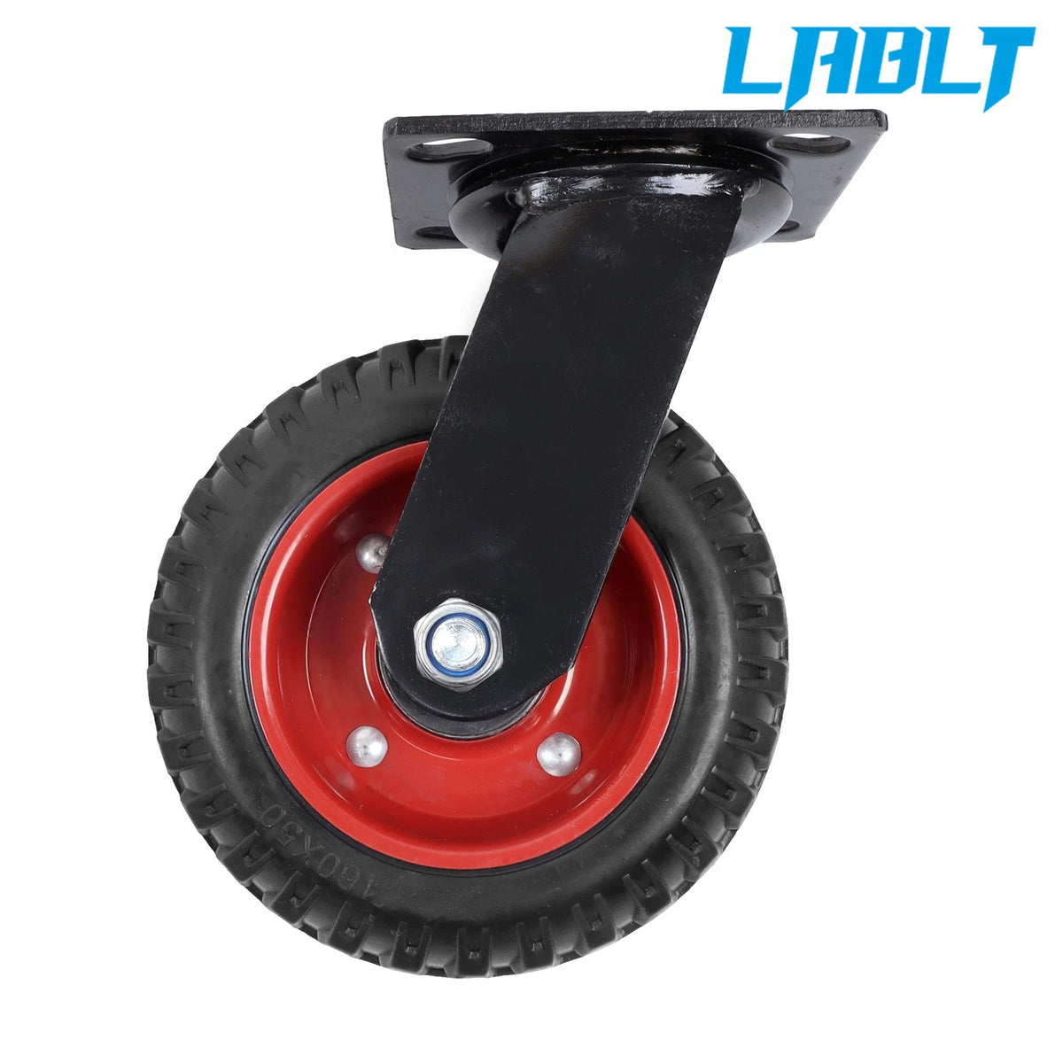 Set of 4 Heavy Duty Rubber Caster Wheels for LABLT (6 Inch)