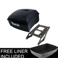 King Trunk & 2 Up Mount Rack for Harley Touring Electra Road Glide (2014–Present)