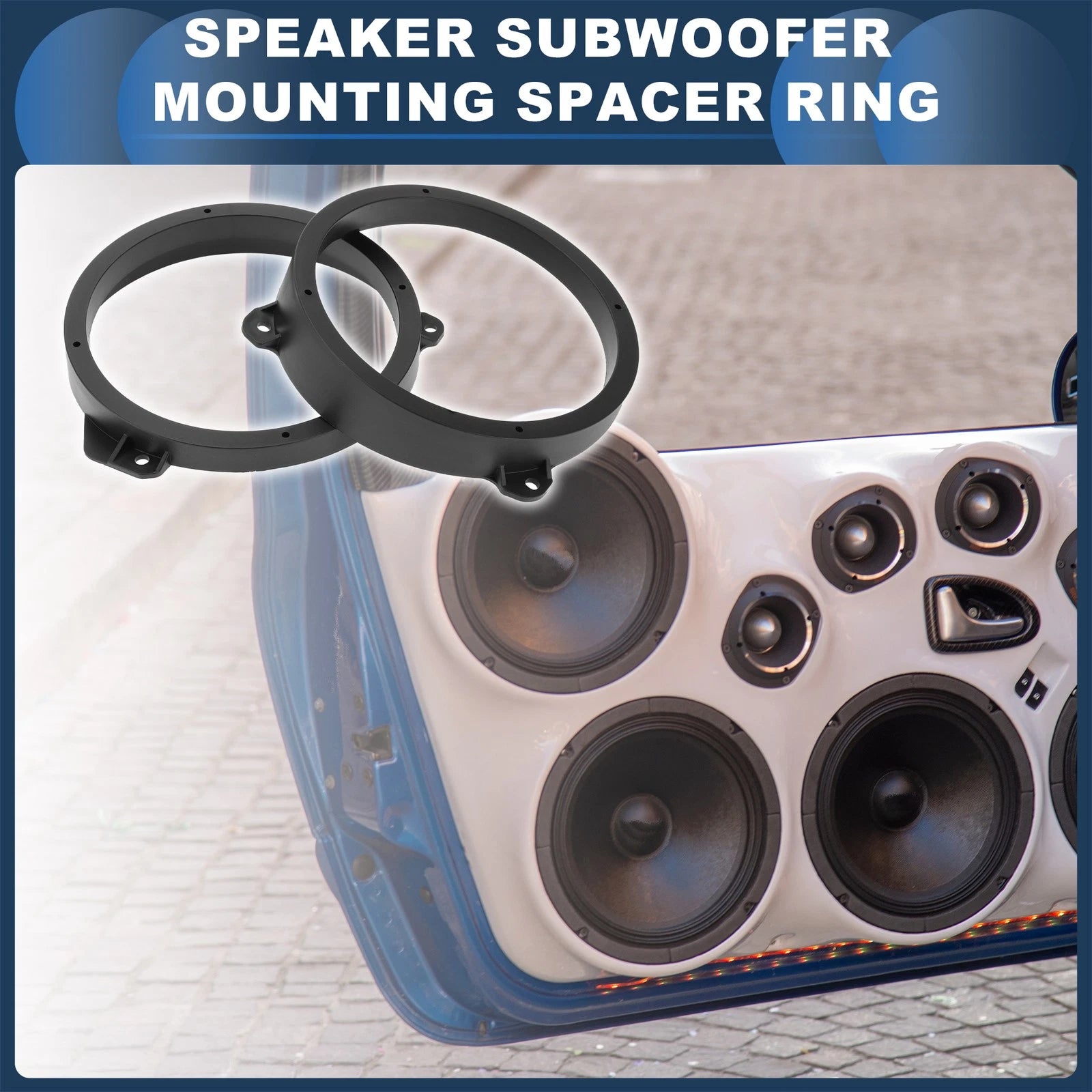 Tweeter Speaker Spacer Adaptor for Subaru 6.5 Inch (2 Pcs) (Front) (2009–2024)