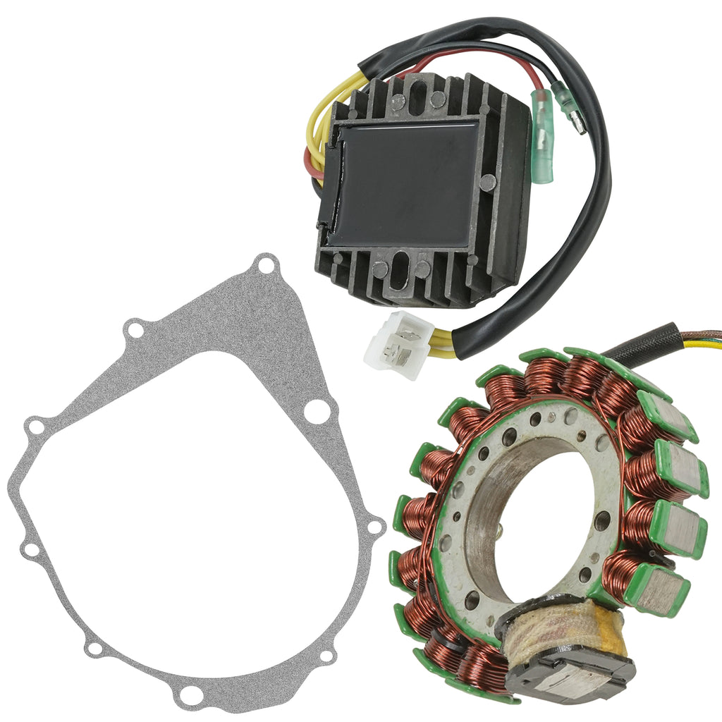 Stator and Regulator Rectifier Replacement for Yamaha Kodiak 400 YFM400FW (1996–1998)
